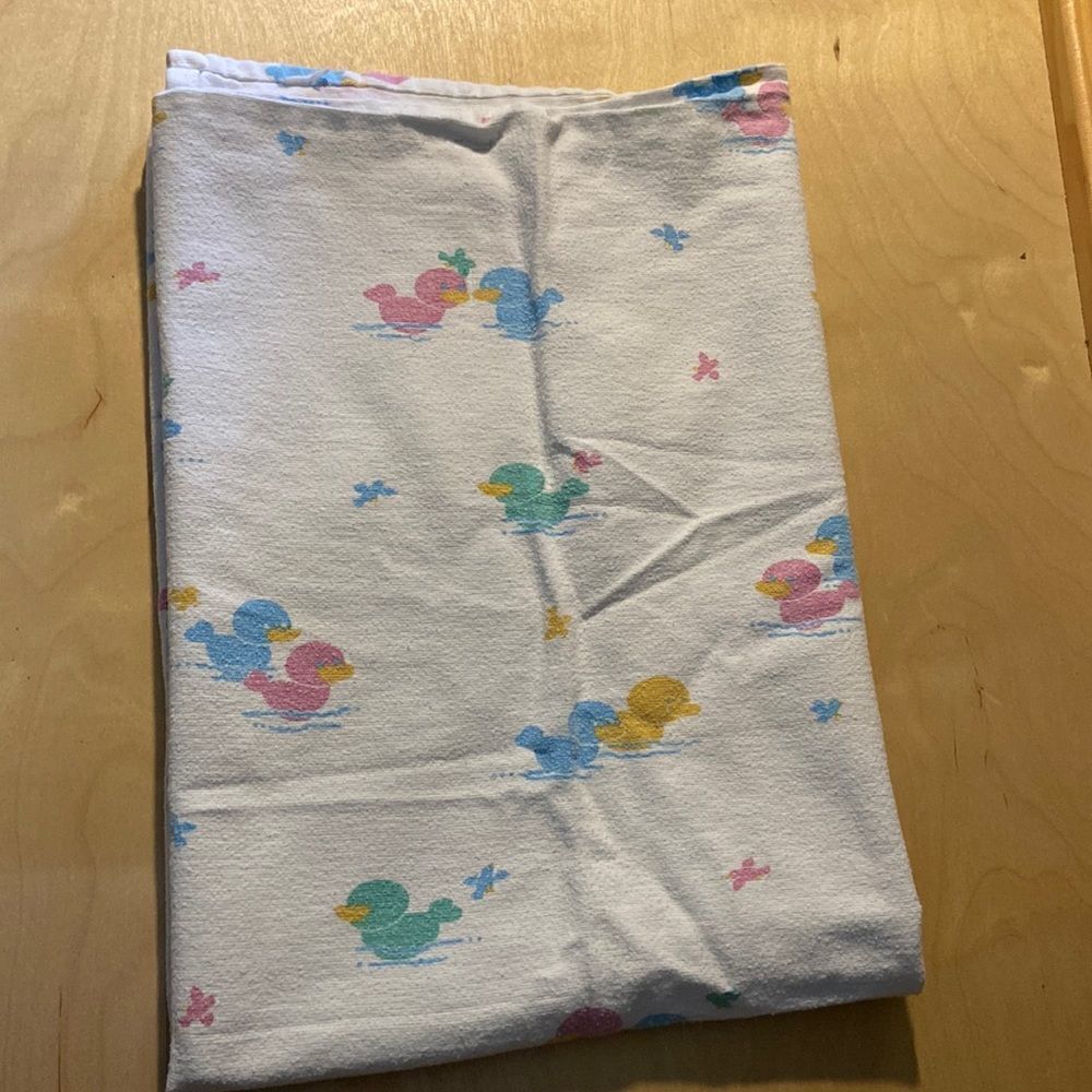Vintage Medline Baby Blanket Ducks
